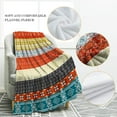 thumbnail image 3 of Bohemian Stripe Blanket Cute Lightweight Cozy Print Warm Throws Blankets for Bed Couch Kids Youth Gift 60"x80", 3 of 6