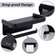 thumbnail image 5 of Wall Mounted Toilet Paper Holder Aluminum Roll Holder Toilet Paper Holder with Storage Shelf Black, 5 of 5