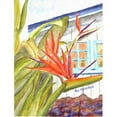 thumbnail image 1 of Carolines Treasures RDR2005CHF 28 x 40 In. Flower - Bird Of Paradise Flag Canvas- House Size, 1 of 4