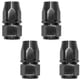 thumbnail image 1 of Shineyoo 8AN Accesorio de extremo recto 4 piezas para manguera de línea de gas y combustible trenzado Extremo 8 AN Accesorios Aluminio Negro, 1 of 1