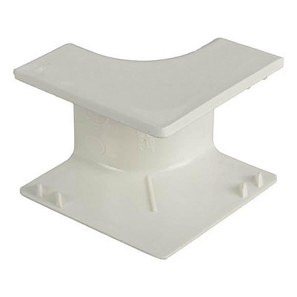 ángulo plano 90 grados de 3.8 x 3.9 x 1.5 cm blanco