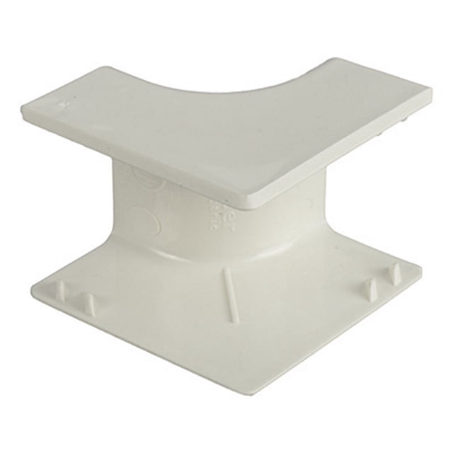 ángulo plano 90 grados de 3.8 x 3.9 x 1.5 cm blanco