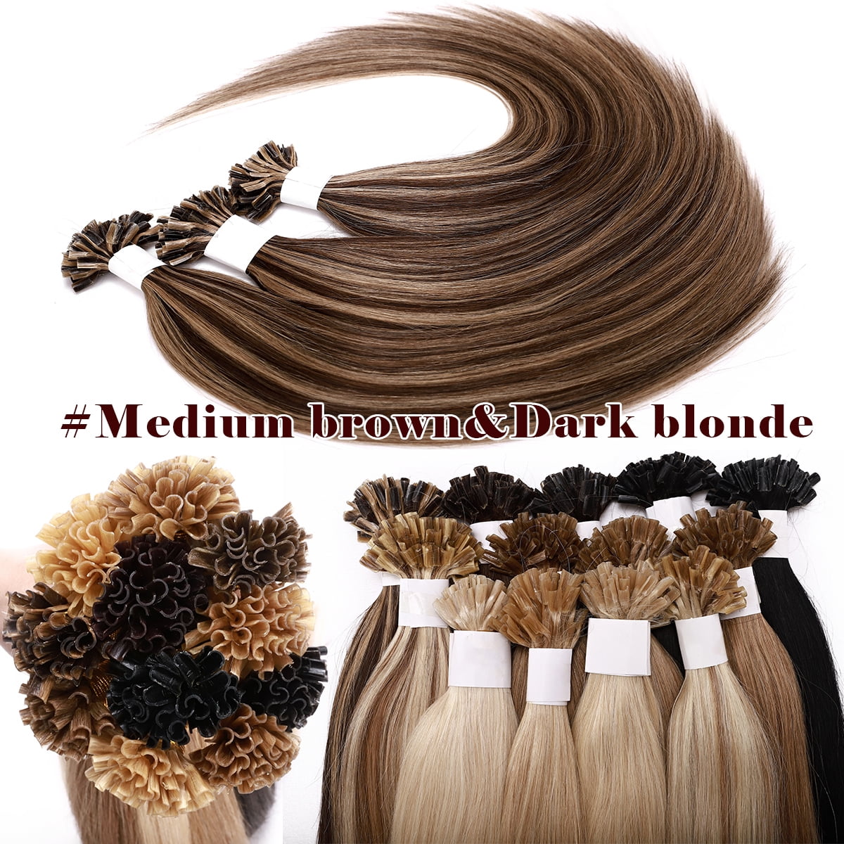 SEGO U Tip Hair Extensions Pre Bonded Fusion Hairpieces 100 