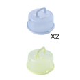 thumbnail image 1 of Abbracc 3x Plastic Round Cake Storage Carrier Container Lockable Lid, 1 of 9