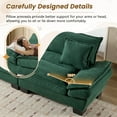 thumbnail image 6 of Dinosisco 84"L Deep Seat Sofa, Corduroy Upholstered Sleeper Couch for Living Room, Green, 6 of 8