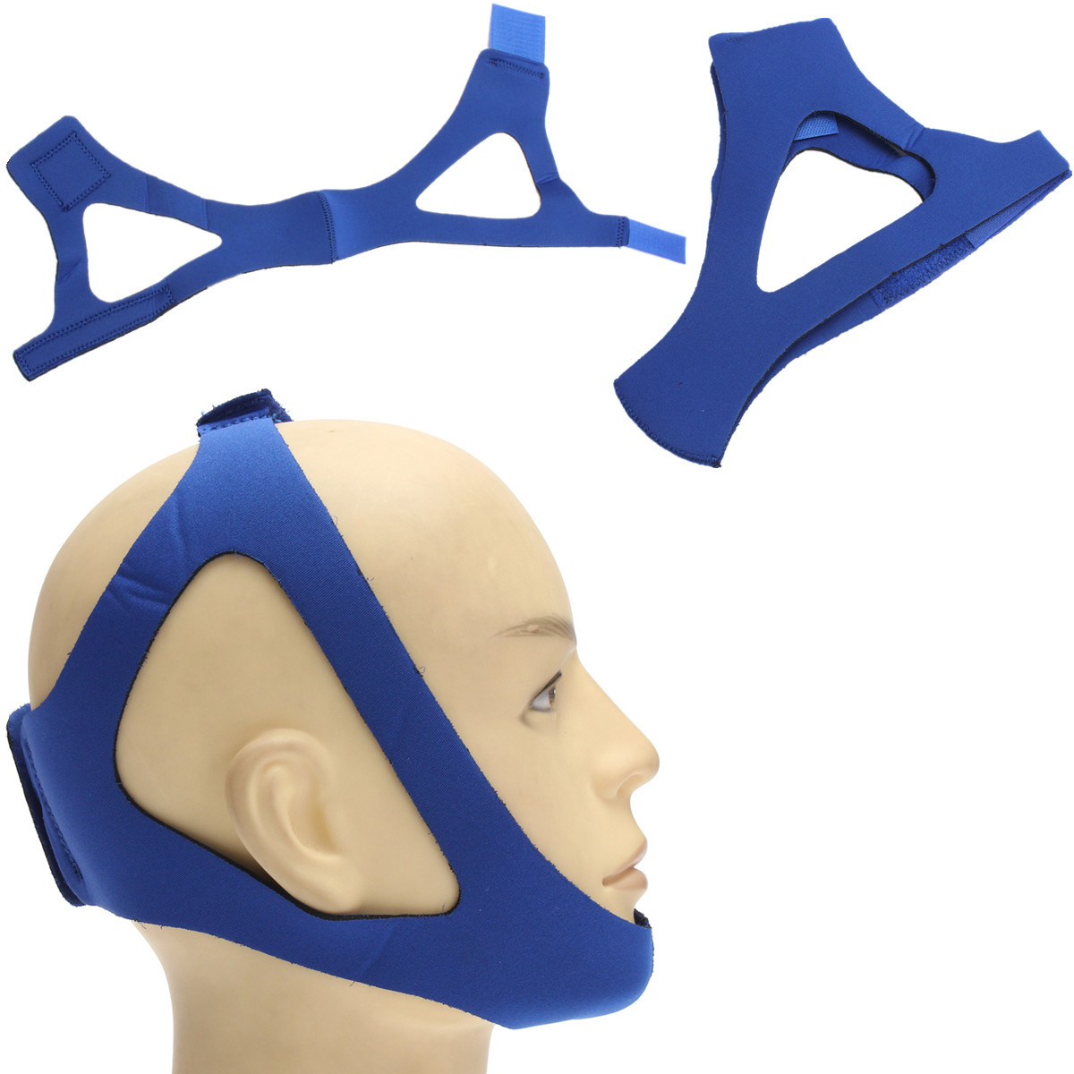 Unisex Adaptable Anti Snoring Chin Strap Stop Snoring Belt Jaw Solution