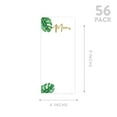 thumbnail image 5 of Koyal Wholesale Tropical Monstera Leaf Printable Wedding Paper Menu Cards for DIY Printer, Pack of 52, 5 of 5
