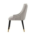 thumbnail image 6 of Manhattan Comfort Eda Dining Chair from Solid Wood in Gray - Set of 2, 6 of 11