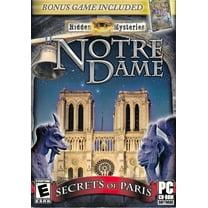 Hidden Mysteries Notre Dame Secrets of Paris PC CDRom Hidden Object Puzzle Game - Includes Bonus Civil War Game