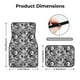 thumbnail image 5 of Balery Yin Yang With Black And White Juego de 4 Alfombrillas para Auto, Revestimientos de Caucho Resistente, Diseño Antideslizante, 5 of 7
