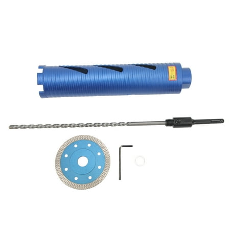 

2024 2.5in Diameter Core Drill Bit 5/811 Thread Wet and Dry Drilling Concrete Hole Opener Efficient Hole Saw Drill Bit