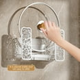 thumbnail image 4 of shyuyusa Punch Free Wall Mounted Pot Lid & Cutting Board Rack, Multi Functional Kitchen Drainage Storage Holder for Small Space, 4 of 6