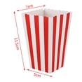 thumbnail image 2 of 24 Boîtes de Sacs à Bonbons pour Fête de Cinéma, Rouge, 24 x Boîtes à Maïs Soufflé, Rouge, 2 of 9