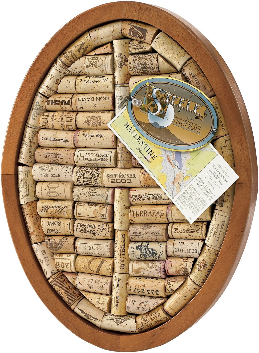 Wine Enthusiast Oval Wine Cork Trivet Kit