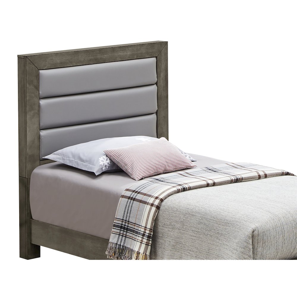 Glory Furniture Burlington Twin Bed in Gray Color