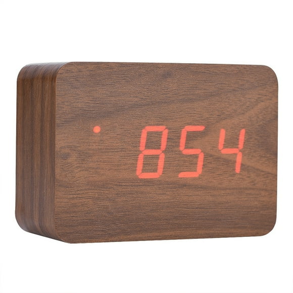 Clock,Wooden Electronic Digital Alarm Digital Alarm Clock Wooden Alarm Clock Best in its Class