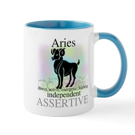 

CafePress - Aries The Ram Mug - 11 oz Ceramic Mug - Novelty Coffee Tea Cup