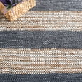 thumbnail image 6 of SAFAVIEH Vintage Leather Henley Striped Runner Rug, Dark Grey/Natural, 2'3" x 9', 6 of 8