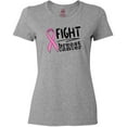 thumbnail image 3 of Inktastic Fight Breast Cancer Pink Ribbon Women's T-Shirt, 3 of 5