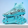 thumbnail image 2 of Zapatos de fútbol TF/FG para hombre, botas de fútbol de tobillo alto, ultraligeras, antideslizantes, deportivas de Futsal para interiores, cómodas y transpirables, Unisex, niños, 2 of 5