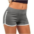 thumbnail image 6 of 3PCS Comfortable Fitness Shorts Yoga Shorts Pants Bandage Elastic Waist Casual Short Pants on Clearance,Multicolor M, 6 of 7