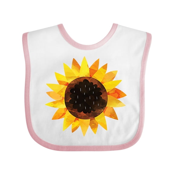 Inktastic Summer Sunflower Boys or Girls Baby Bib