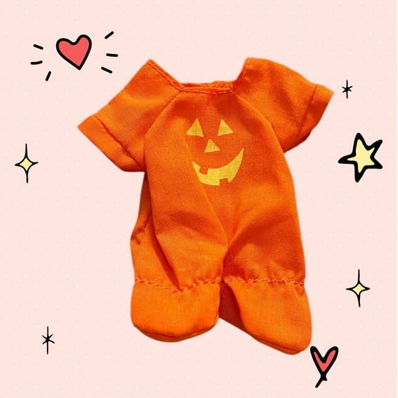 Lol Surprise doll OMG Bartz Costume Russ Troll Doll Halloween Pumpkin Jack O Lantern Russ Romper