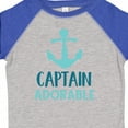 thumbnail image 4 of Inktastic Captain Adorable, Boat Anchor, Sailor, Sailing Boys Toddler T-Shirt, 4 of 5