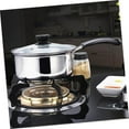 thumbnail image 5 of Thickened Bottom Stovetop Pan - Small Non-Odorous Stainless Steel Cooking Pan with Universal Lid, 5 of 7