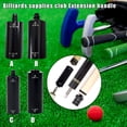 thumbnail image 3 of Meileang Extension de Queue de Billard en Aluminium, Adaptateur de Queue de Snooker Robuste, Accessoires de Billard, 3 of 8