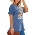thumbnail image 2 of Anbech Cactus Plus Size T-Shirts for Women Graphic Cowboy Wild And Free Print Vintage Short Sleeves T-Shirt with Round Neck, 2 of 3