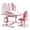 Pink, variant on Kid's Study Desk And Chair Set, Height Adjustable Children's Desk And Chair Set with Bookshelf And Storage Drawer, 50-Degree Tiltable Desktop Study Table with Chair for Bedroom Study Room-Pink