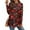 Black, variant on Women’s Long Sleeve Patchwork Heart Print Casual Loose Fit Tunic Top Crew Neck Soft Lightweight Shirt Blouse Beige 3XL