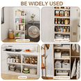 thumbnail image 4 of 6-Pack 30x16" Wire Rack Covers – Imitation Wood, Easy Install for Pantry, Kitchen & Closet(White), 4 of 7