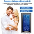 thumbnail image 4 of 3-in-1 TENS Unit Rechargeable Muscle Stimulator EMS Dual Channel with 10 Reusable Electrode Pads 36 Modes for Back Neck Pain Muscle Therapy Pain Management Pulse Massager, 4 of 6