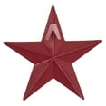 thumbnail image 5 of VHC Brands Patriotic Faceted Metal Star Burgundy Wall Hanging 4x4, Independence Day Decor, American Star Design, Distressed Appearance Metal Wall Hanging, Star Shape, Country, Burgundy, 5 of 6