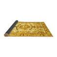 thumbnail image 2 of Ahgly Company Indoor Rectangle Abstract Yellow Modern Area Rugs, 4' x 6', 2 of 4