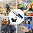 thumbnail image 5 of Báscula para equipaje de viaje, báscula digital portátil para equipaje, máx. 50 kg/110 lb (LB, g, oz, kg), báscula con gancho para viajes, compras, correo postal, uso doméstico y al aire libre, 5 of 5