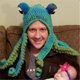 thumbnail image 5 of Gorros de lana tejidos a mano con forma de pulpo para hombre, gorros divertidos y divertidos para fiestas de disfraces de Navidad, gorros cálidos para parejas para invierno, 5 of 5