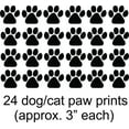 thumbnail image 1 of Design With Vinyl Artwork Set Of 24 Dog Paws Prints Wall Decal for Family - Animal Prints Feisty Companions Doggie Kittens Themed Decal - Size: 16 In x 18 In, 1 of 3