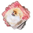 thumbnail image 2 of Carolines Treasures BB9769FC Pomeranian Love Foam Coaster Set of 4 Red 3 1/2 x 3 1/2 multicolor, 2 of 3