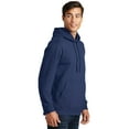 thumbnail image 4 of Port & Co Adult Male Men Plain Long Sleeves Sweatshirt Team Navy 4X-Large, 4 of 6