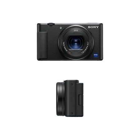 Sony - ZV-1 20.1-Megapixel Digital Camera for Content Creators and Vloggers - Black