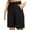 #2028:1 Pack, Black, variant on Cadmus Women's 9'' Bermuda Shorts Casual Loose Comfy Drawstring Athletic Shorts with Pockets,Navy,Small