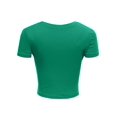 thumbnail image 4 of Women's Casual Slim Fit Short Sleeve Crew Neck Basic Crop Top T Shirts, 4 of 5