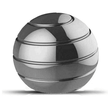Kinetic Desk Toy,Optical Illusion Metal Fidget Spinning Ball,Office Executive Stress Relief Spinner Toys for Adults & Kids
