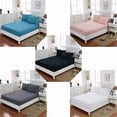 thumbnail image 5 of Fitted Sheet 160x200cm With Bonnet 30cm Navy Blue Microfiber, 5 of 5