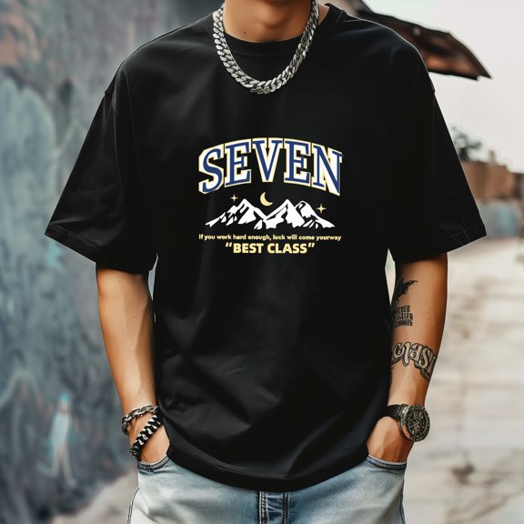 Men's T Shirt Round Neck Patterned Tee Summer New Sports Shirt Vintage Style Gift for Friends XS