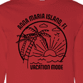 thumbnail image 4 of Inktastic Summer Vacation Mode Anna Maria Island Florida Long Sleeve T-Shirt, 4 of 5