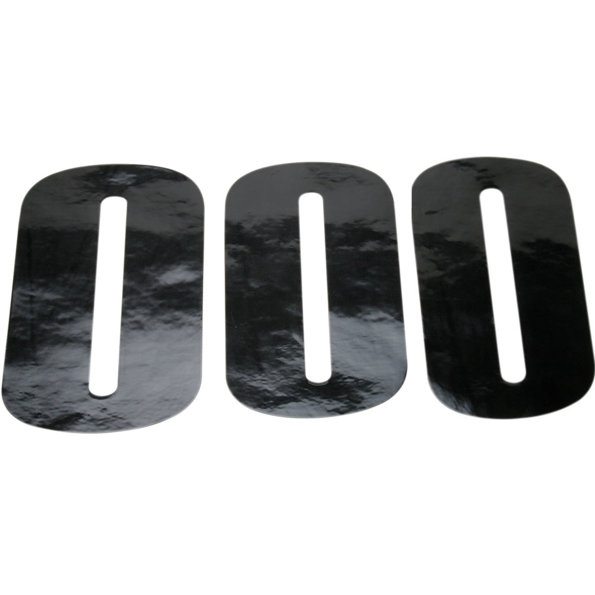 Moose Racing 3pk Adhesive Race Numbers 4.5" Black 0 (43100640